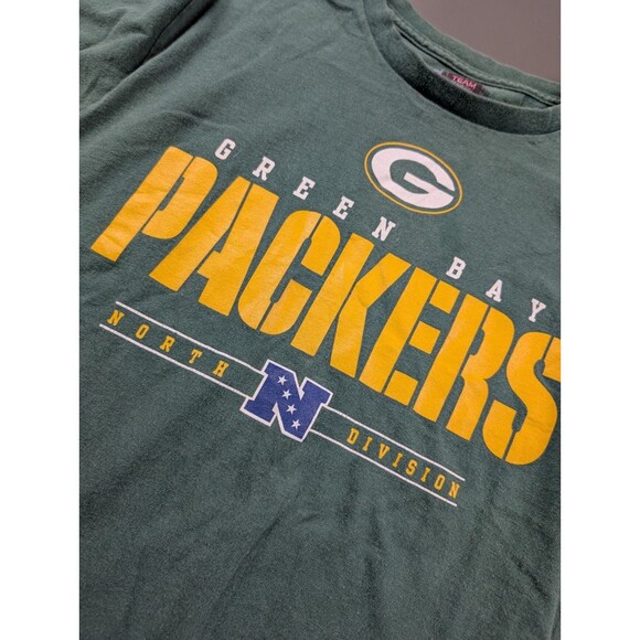 Vintage 2000s Green Bay Packers NFC North Tee Sz M VF Imagewear NFL Shirt - Picture 2 of 7